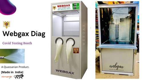 Webgax Diag Corona testing sample collection booth kiosk